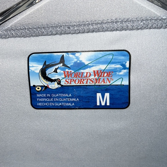 World Wide Sportsman Long Sleeve Rash Guard Men’s Swim Top - Picture 4 of 6